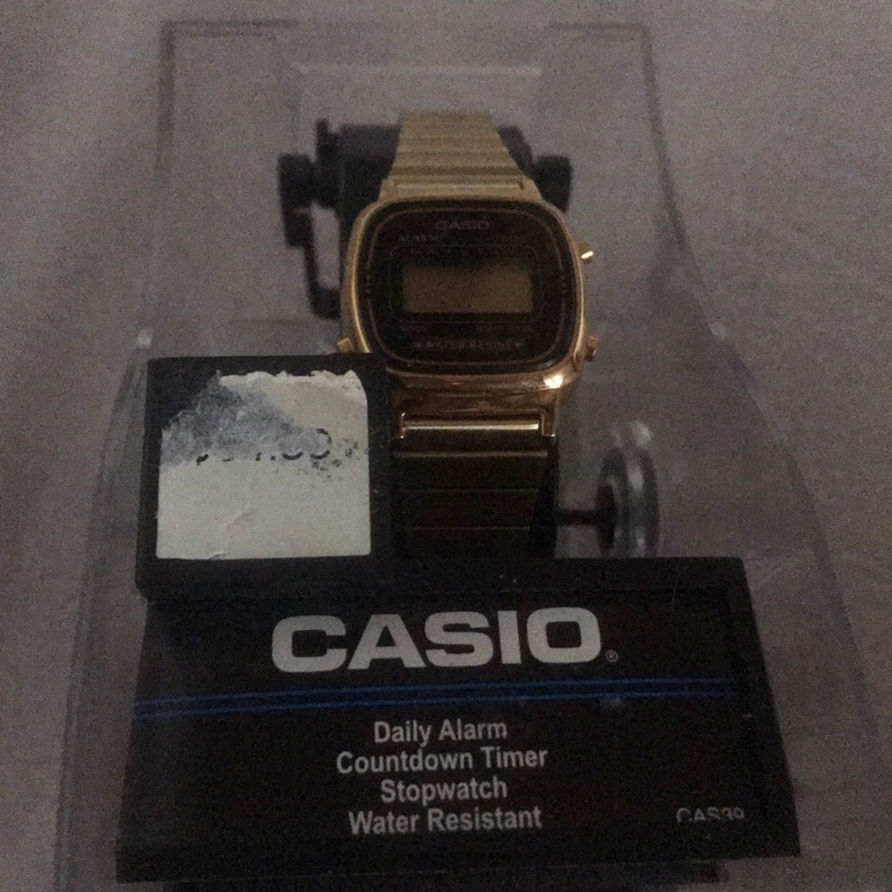 Casio gold watch
